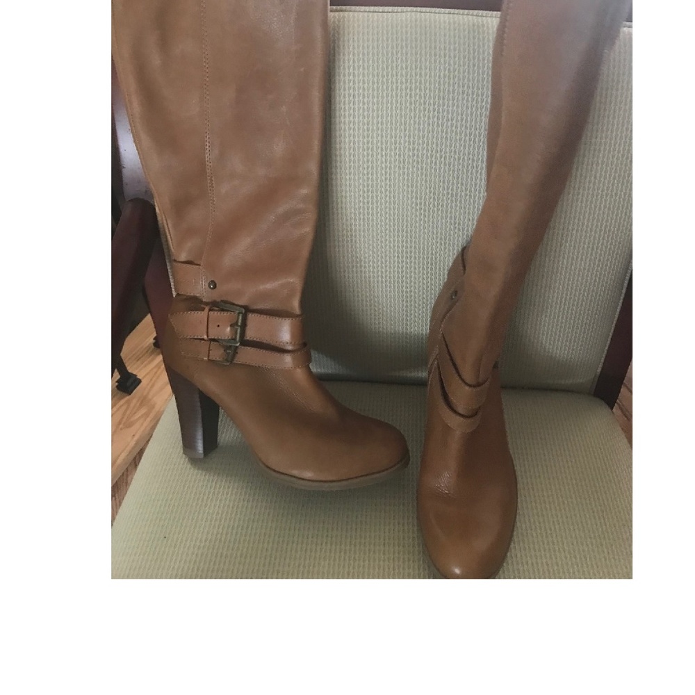 Camel/Light Brown Knee High Boot